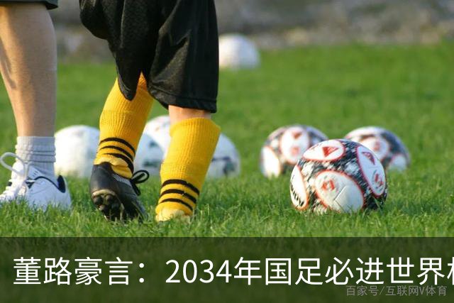 董路豪言：2034年国足必进世界杯，职业生涯押注青训未来！